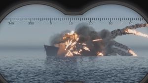 U-Boot Ship Explosion